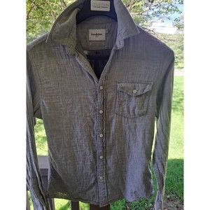 Goodfellow long sleeves Button down Shirt Size S - Grey